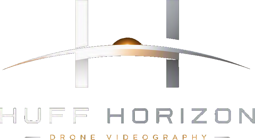 HuffHorizon drone videography logo
